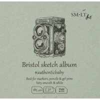 Skizzenbuch Authentic Bristolkarton 185 g/qm, 32 Blatt -...