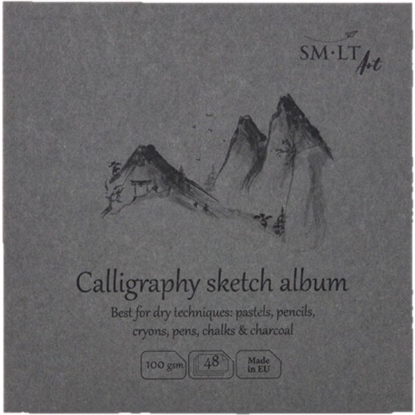 Skizzenbuch Authentic 14x14 cm - calligraphie Papier, 48 Blatt, 100 g/qm