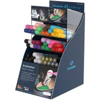 Acrylmarker Paint-It, 4 mm 52er Display, farbig sortiert