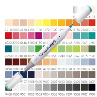 GRAPHIT Layoutmarker Brush & extra fine - 120 Farben