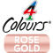 4-Farb-Druckkugelschreiber - Rose Gold 20er Display