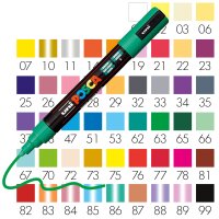 Marqueur POSCA PC-5M pointe ronde moyenne fine 1,8-2,5 mm...