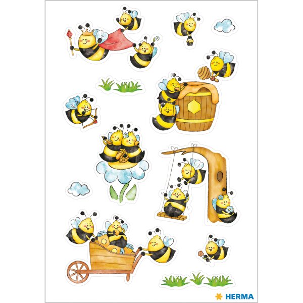 Schmuck-Etikett DECOR - Bienenvolk