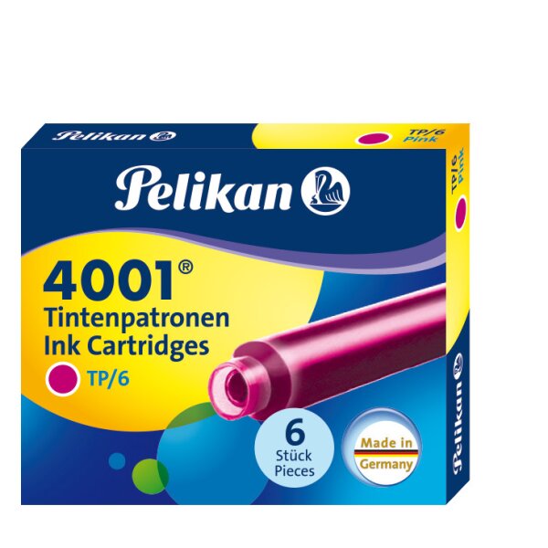 PELIKAN Tintenpatronen 4001 TP/6, pink