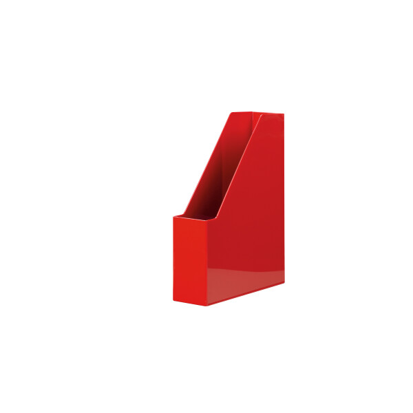 Stehsammler i-Line A4/C4, elegant, stilvoll, hochglänzend - rot