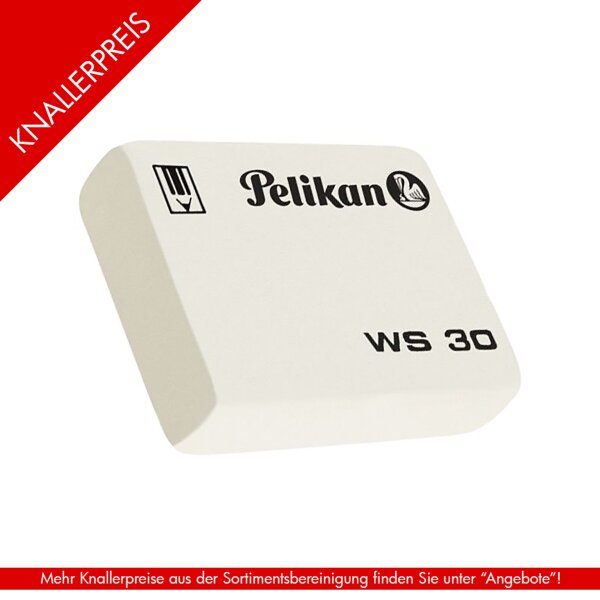 PELIKAN Kautschuk-Radierer WS 30 - 38x30x10mm
