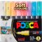 Marker POSCA PC-1MC extra-fine bullet tip 0.7 mm - set of 8 pastel colours