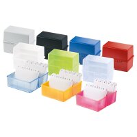 Karteibox A7 quer - alle Farben