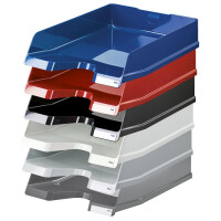 Letter tray VIVA, DIN A4/C4, stackable, with clip,...