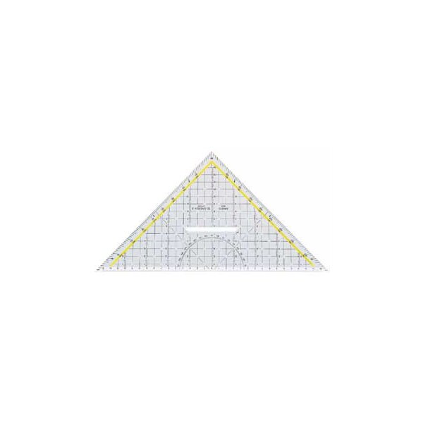 TZ-Dreieck 32,5 cm mit Griff, Facette und Tuschenoppen