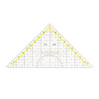 TZ-Dreieck 32,5 cm mit Griff, Facette und Tuschenoppen,...