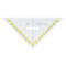 TZ-Dreieck 22,5 cm, 400 Gon Facette an Hypotenuse, Tuschenoppen