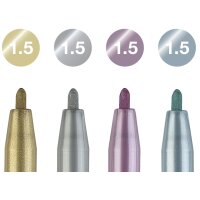 Tuschestift PITT Artist Pen Metallic - alle Farben