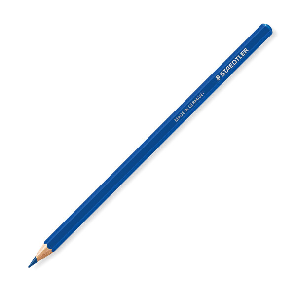 Buntstift, weiche 2,9mm Mine, hochpigmentiert - blau 100% PEFC