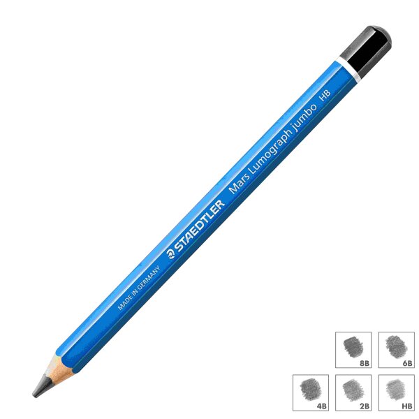 Crayon Lumograph Jumbo - tous les degrés de dureté