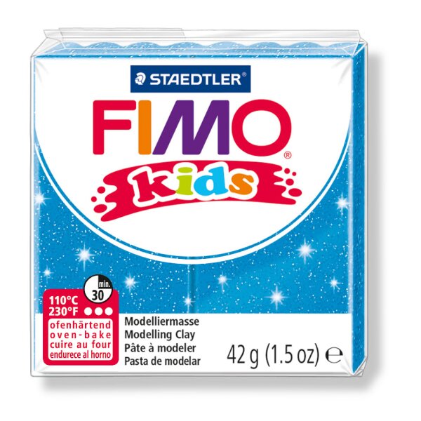 Pâte à modeler FIMO Kids, 55 x 57 x 12 mm, 42g - toutes les couleurs