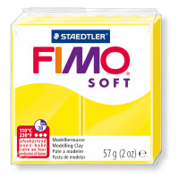 Modelling clay FIMO soft, 55 x 55 x 15 mm, 57g - all colours