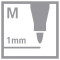 Filzstift Pen 68 1,0mm - 6er Karton-Etui Neon