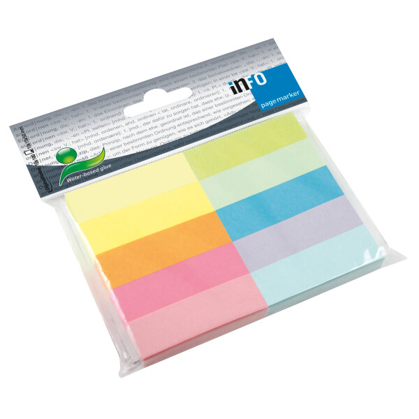 Page Marker Papier 10x15x50mm, 10 Farben