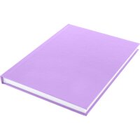Skizzenbuch A5 - 80 Blatt, Hardcover 100g/qm violet  pastel