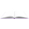 Skizzenbuch A5 - 80 Blatt, Hardcover 100g/qm violet  pastel