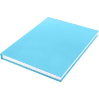 Skizzenbuch A4 - 80 Blatt, Hardcover 100g/qm pastell-blau
