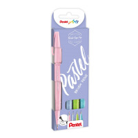 Kalligrafiestift Sign Pen Brush 4er Set je 1x blaugrau,...