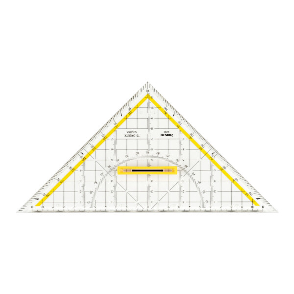 TZ-Dreieck 25 cm mit Geosaver Geodreieck 1650/4 mit Geosaver