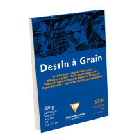 Clairefontaine "Dessin à Grain" Zeichenblock A5 30 Blatt 180g/qm kopfgeleimt