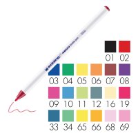 Textilstift 4600 Rundspitze 1 mm - 20 Farben