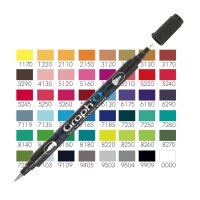 GRAPHO Twin Tip Water Base Marker - 48 Farben