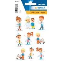 Schmuck-Etikett DECOR - Theo beim Kinderarzt