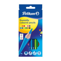 Standard-Buntstifte, 12 Stifte, Farben sortiert