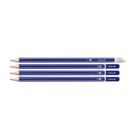 Bleistift, Härtegrad HB mit Radierer