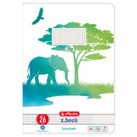 Heft A4/16 Blatt Lineatur 26 GREENline Elefant Blauer Engel
