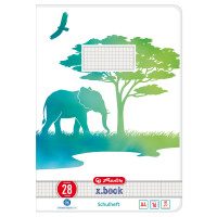 Heft A4/16 Blatt Lineatur 28 GREENline Elefant Blauer Engel