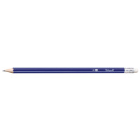 Bleistift, Härtegrad HB mit Radierer, 3 Stück