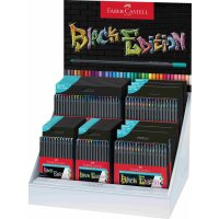 Buntstift Black Edition - Thekendisplay mit 36 Etuis je 10 x 12er / 12er Pastell / 24er und 6 x 36