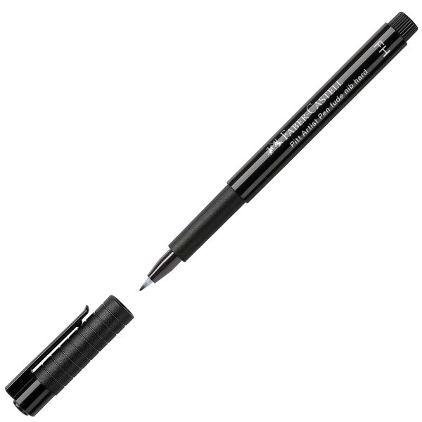 Tuschestift Pitt Artist Pen harte Pinselspitze M - schwarz