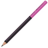 Bleistift Jumbo Grip Two Tone, HB - schwarz/pink