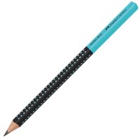 Bleistift Jumbo Grip Two Tone, HB - schwarz/türkis