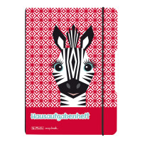 Aufgabenheft flex PP A5/48 Blatt Cute Animals Zebra FSC Mix