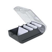 Karteikartenbox BunnyBox A8 - schwarz