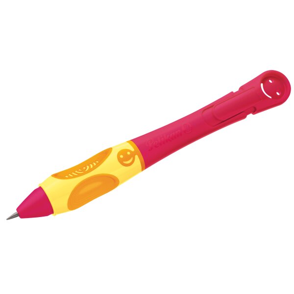 Schreiblern-Bleistift griffix 2 - Cherry (Rot), für Rechtshänder