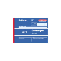 Quittungsblock 401, A6 quer, 50 Blatt