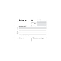 Quittungsblock A6 401 50 Blatt FSC