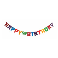 Buchstabenkette Happy Birthday, 1,5 m