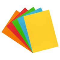Farbiges Papier, DIN A4, 40 Blatt