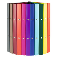 PP-Ringbuch, A4, 2 Ringmechanik, farbig sortiert