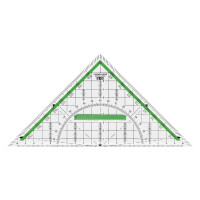 TZ-Dreieck 23cm glasklar grün hinterlegt